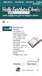 Mobile Screenshot of halksagligiokulu.org