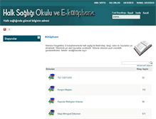Tablet Screenshot of halksagligiokulu.org